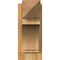 Ekena Millwork Imperial Arts & Crafts Rough Sawn Outlooker, Western Red Cedar, 6"W x 14"D x 14"H OUT06X14X14IMP03RWR - alternate 2